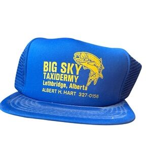 Blue and Yellow Trucker Hat